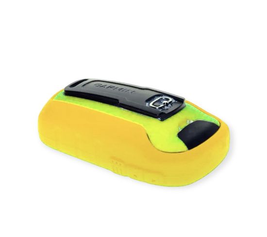Защитный чехол бампер силиконовый для Garmin eTrex 10 20 30 10x 20x 30x 22x 32x (желтый)