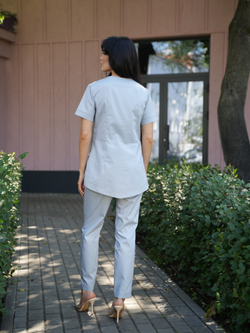 Блуза медицинская женская | Бл-353 к клеон стрейч