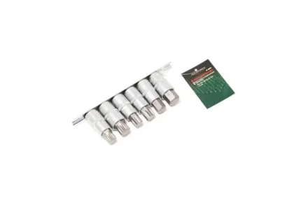 Набор головок-бит RF-40920 разнопрофильных Spline&Torx&Hex, 6 пр. (М14,М16,Т60,Т70,Н14,Н17мм; L-55мм), на планке ROCKFORCE