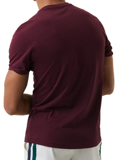 Мужская теннисная футболка Björn Borg Stockholm Training T-shirt - winetasting