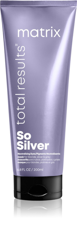 Matrix Total Results So Silver - маска, нейтрализующая желтоватые оттенки /   200  ml  / GTIN 884486411969