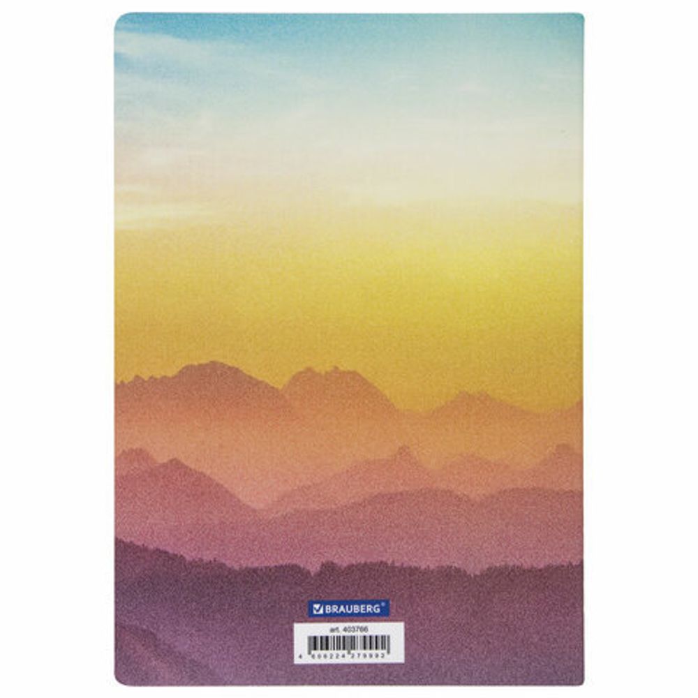 Тетрадь 40 л. в клетку обложка SoftTouch, бежевая бумага 70 г/м2, сшивка, А5 (147х210 мм), ENJOY THE MOMENT, BRAUBERG, 403766