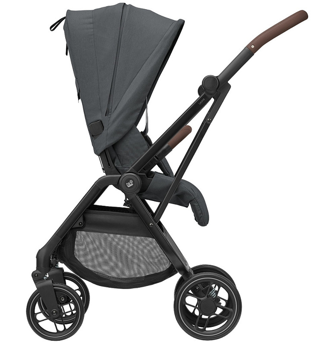 Детская коляска Maxi-Cosi Leona² Oria 3 в 1 с автокреслом CabrioFix Essential green 1204204110 Twillic Graphite/1507050110 Essential Grey