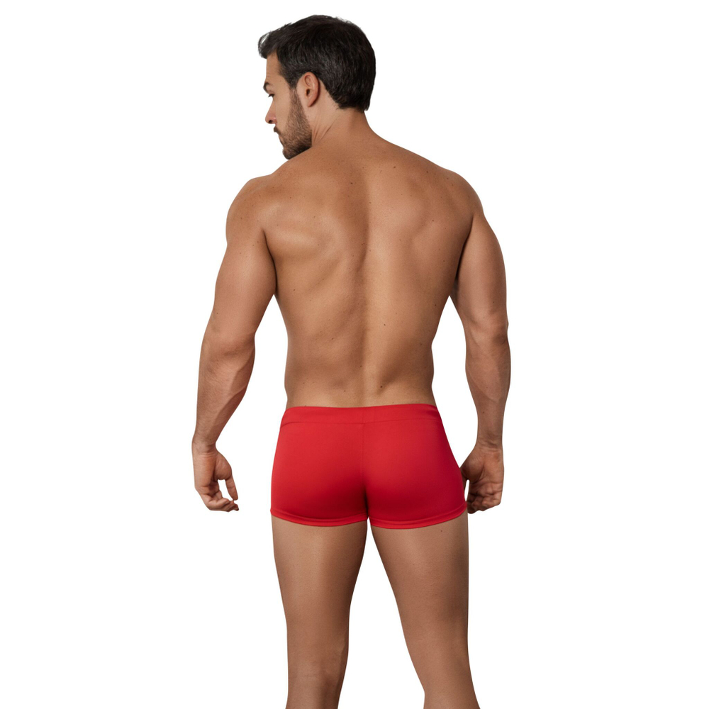 Красные мужские плавки-боксеры Malibu Swimsuit Trunks (Размер: S) (Цвет: красный)