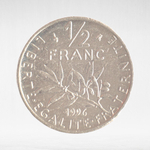 France, ½ Franc 1996 - Signature "O. Roty", VF