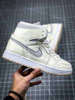 AIR JORDAN 1 HIGH ZOOM PEARL WHITE SAIL/PEARL WHITE/WHITE/LIGHT VOLTAGE YELLOW