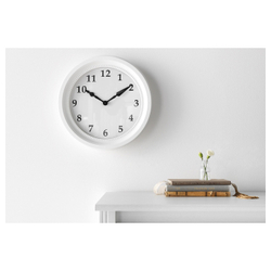 IKEA SÖNDRUM  (ИКЕА СÖНДРУМ)  -  Настенные часы, белые, 35 см