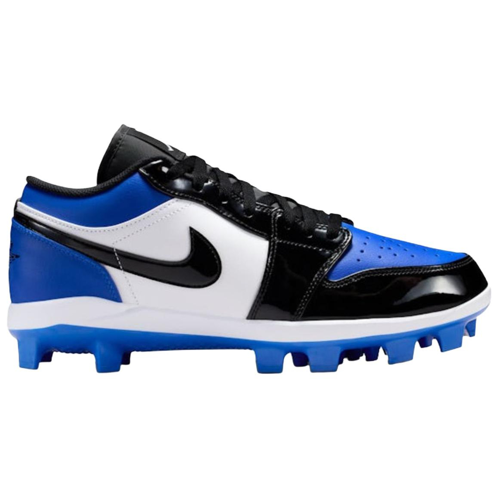 Jordan 1 Baseball Shoes Men"s White Blue