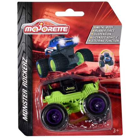Majorette - Monster Rockerz 4x4 Jeep Wrangler car 2057255 / артикул   2057255 10  / GTIN 3467452051573