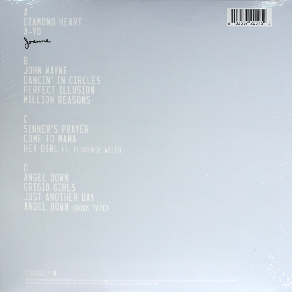 Lady Gaga / Joanne (Deluxe Edition)(2LP)