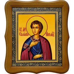 Евлампий Никомидийский мученик. Икона на холсте.