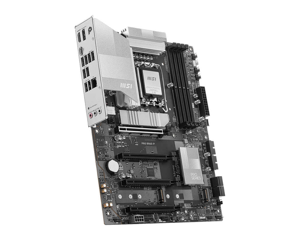 Материнская плата MSI PRO B860-P LGA1851 4xDDR5 4xSATA3 RAID 3xM.2 HDMI Type-C DP ATX