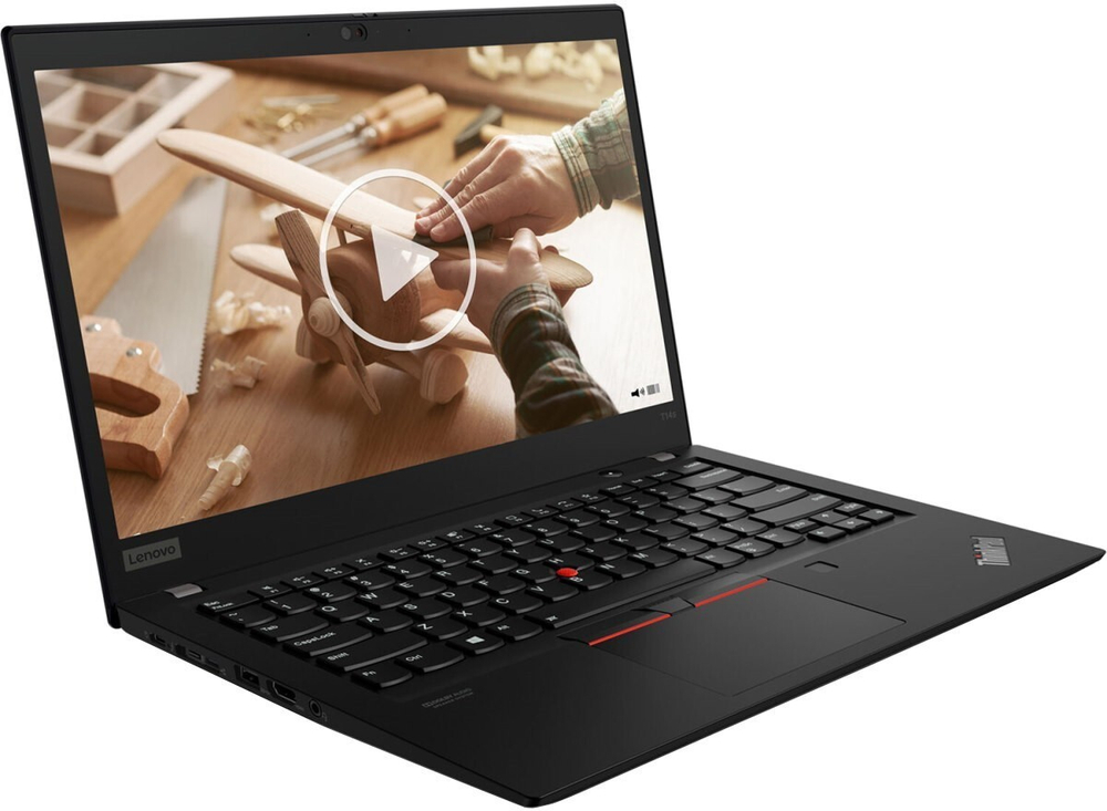 Ноутбук Lenovo ThinkPad T14s Gen 1 / 14;;, 1920x1080 (Full HD)/ Intel Core i7 10510U 1800MHz/ On board DDR4 16GB/ SSD 512GB/ Intel UHD Graphics/ Bluetooth/ Wi-Fi/ FPR, SCR/ noDVD/ Чёрный /Windows 10 Pro / 20T0001ERT