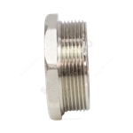 Заглушка латунь никель Ду 40 (1 1/2") НР VALFEX VF.583.N.112
