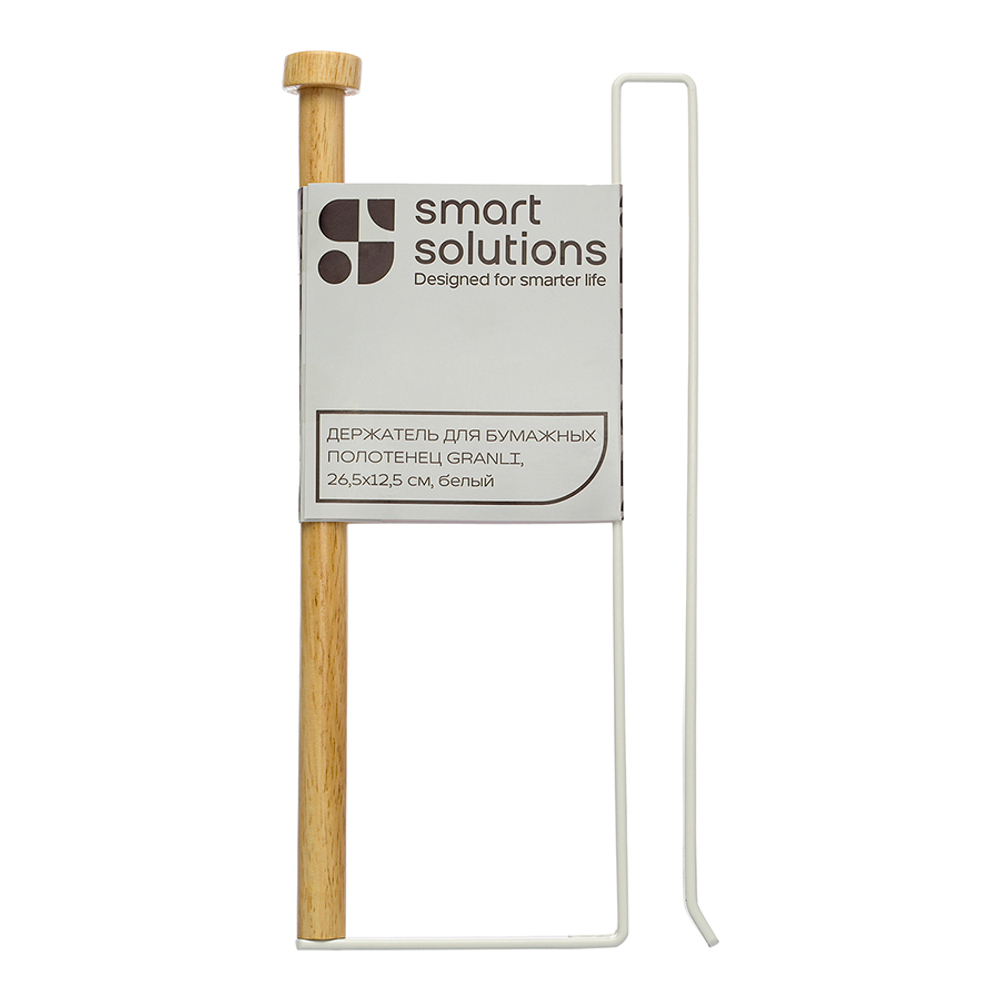 Держатель для бумажных полотенец granli, 26,5х12,5 см, белый