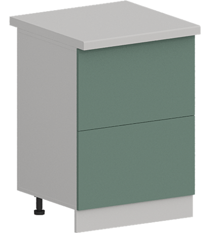 Кухня Модуль ШН2Я 600 Ликата / Матовая мята