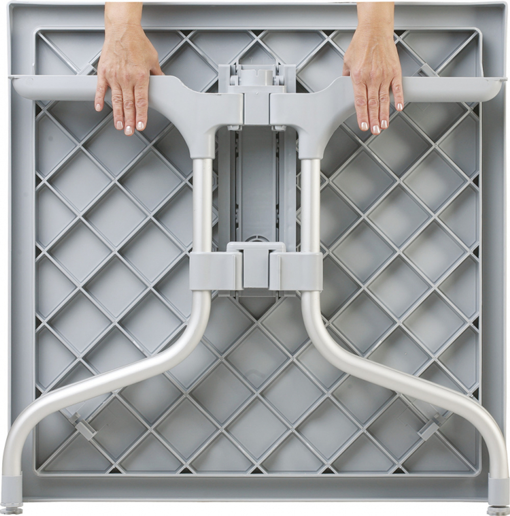 Стол пластиковый Siesta Contract Forza, серебристый