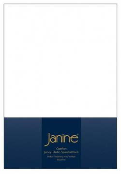 Простыня на резинке 70x90-140 Janine Elastic-Jersey 5002 белая