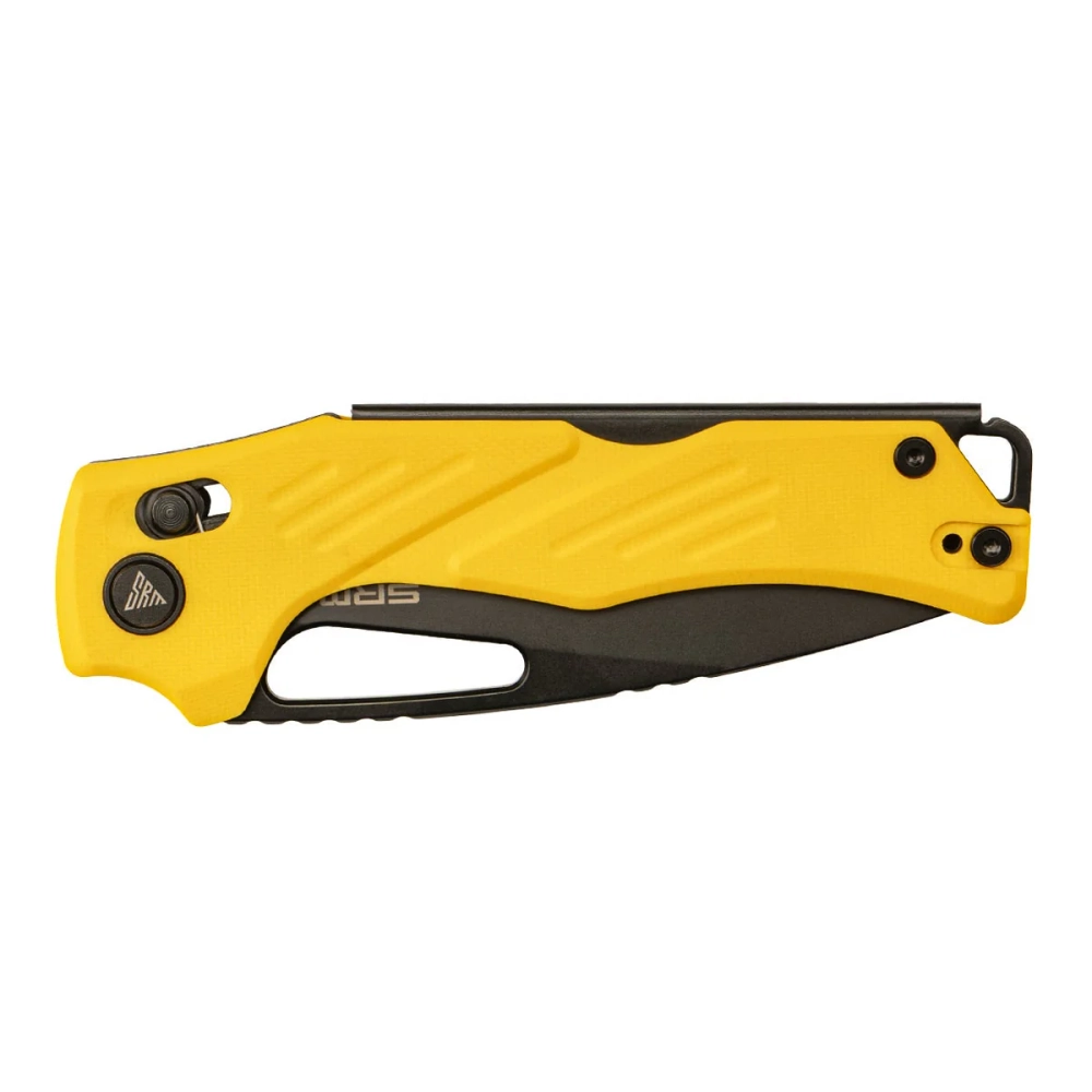 Нож складной SRM 239X-GY Mirage Blackwash (14C28N, Yellow G10)