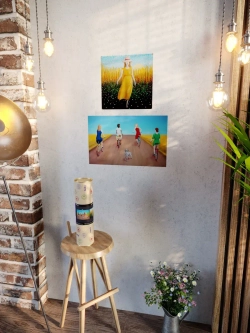 Картины-наклейки на стену для декора интерьерные №810