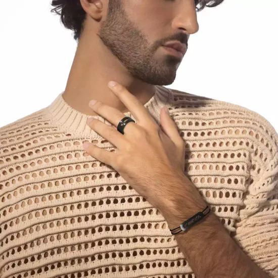 Браслет Messika Move Titanium на шнуре