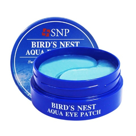 Гидрогелевые патчи SNP bird's nest aqua eye patch, для век  с экстрактом ласточкиного гнезда, 60 шт