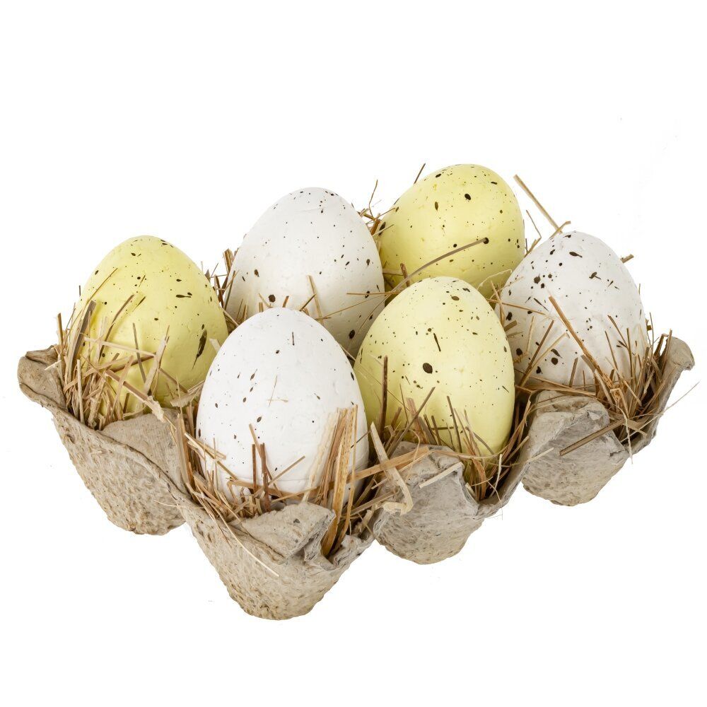 GAEM Набор из 6 изделий декоративных "Яйцо пасхальное", L13,5 W10,5 H6 см