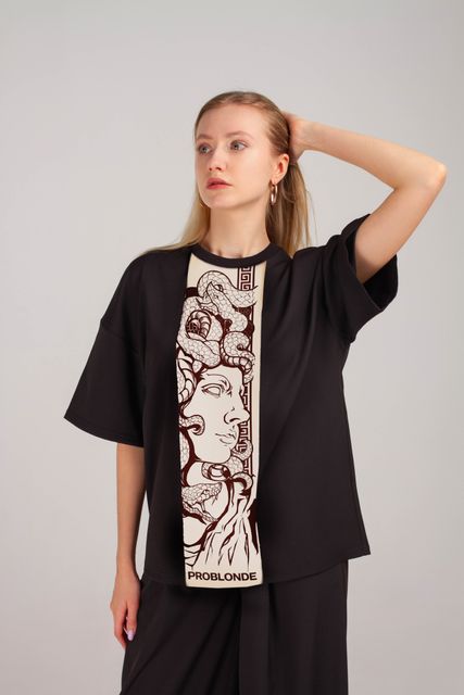 ФУТБОЛКА NUMERO 1 print Medusa