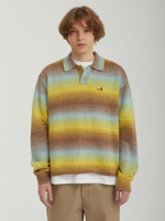 Мужской Свитер Ombre Polo Collar