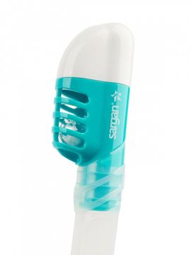 Трубка детская Sargan Максима юниор прозрачный/бирюзовый