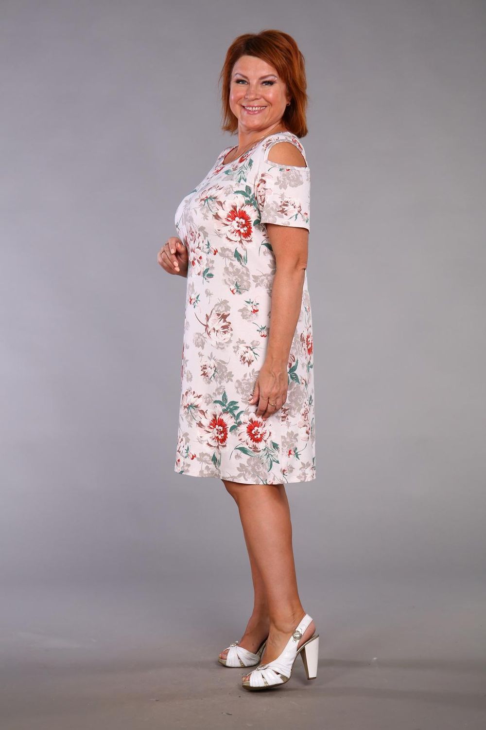 Ирбис - платье молочный Iv-capriz (Акция)