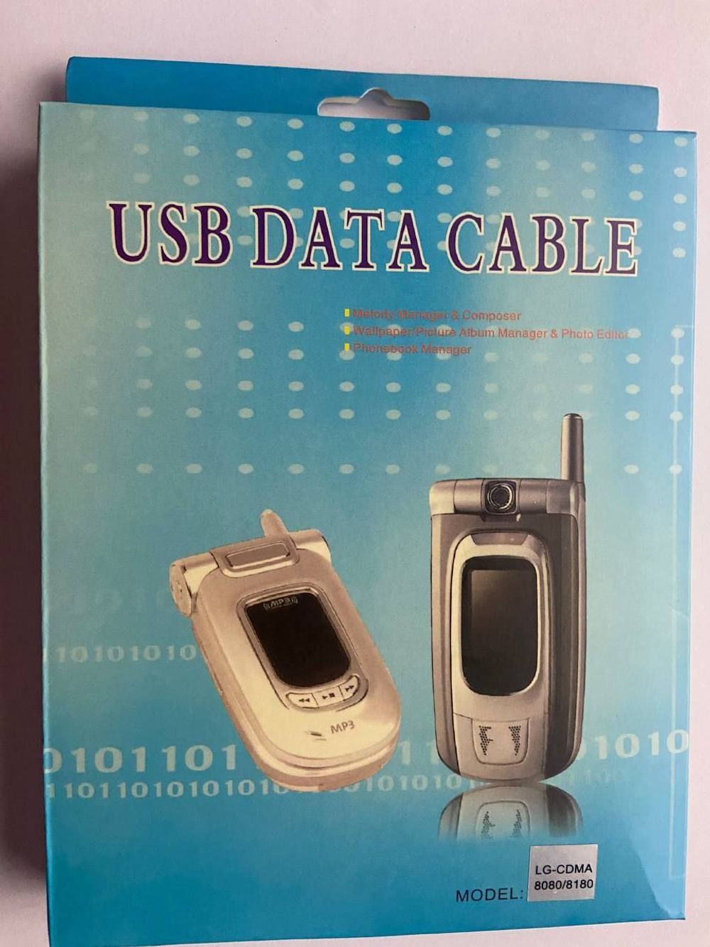 ДАТА КАБЕЛЬ USB data cable LG-CDMA 8080/8180 + CD