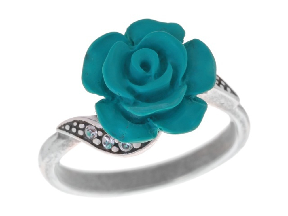 "Канто" кольцо в серебряном покрытии из коллекции "Rosaire" от Jenavi