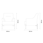 Кресло ENZA HOME TERRA EH68026