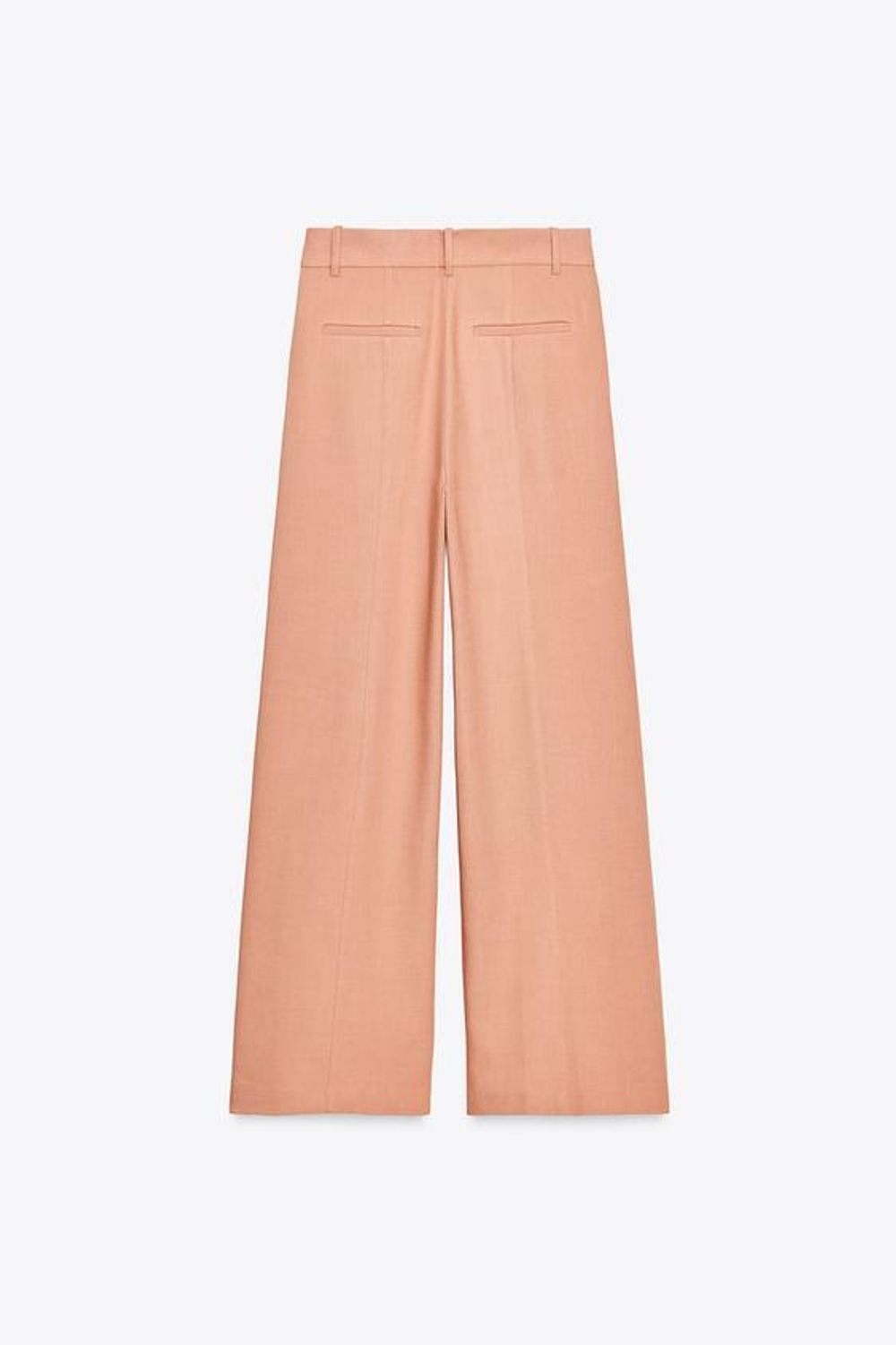 ZARA БРЮКИ В СТИЛЕ МИНИМАЛ — ZW COLLECTION, ПАСТЕЛЬНО-РОЗОВЫЙ