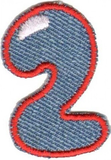 Термоаппликации HKM "Цифра "2" цветная