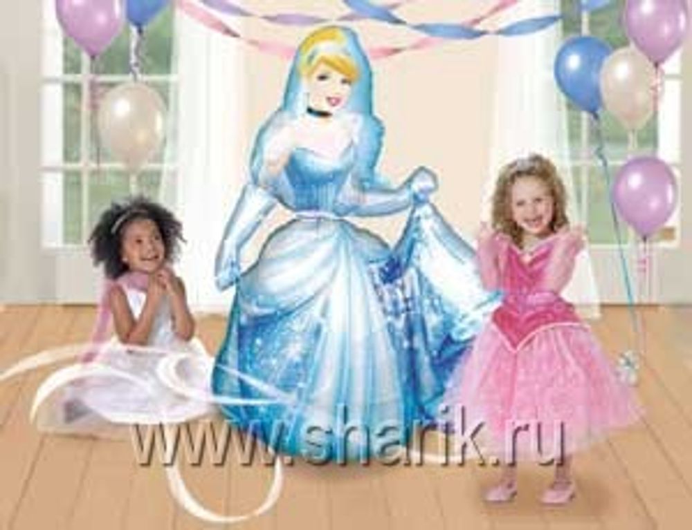 Шар (53"/133 см) Ходячая Фигура, Золушка