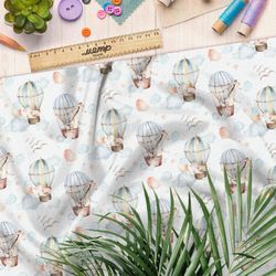 Ткань бязь воздушные шары