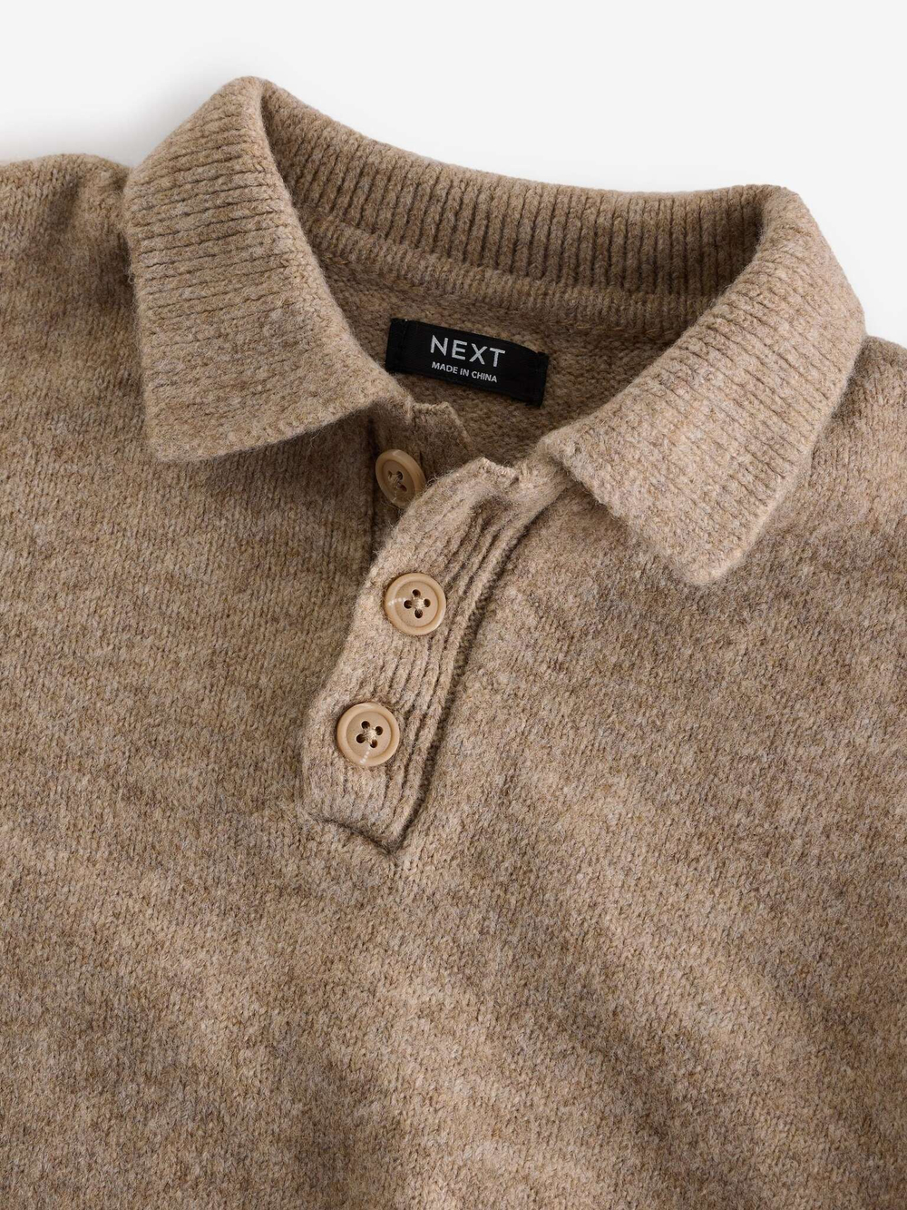 Брюки трикотажные и поло с длинным рукавом трикотажное в комплекте для мальчика Next K82-473, Бежевый