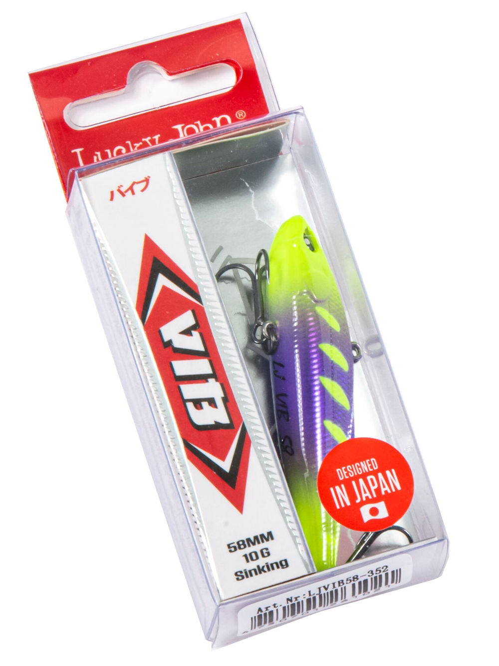 Воблер тонущий вертикальный LJ Pro Series VIB S 58.00/352