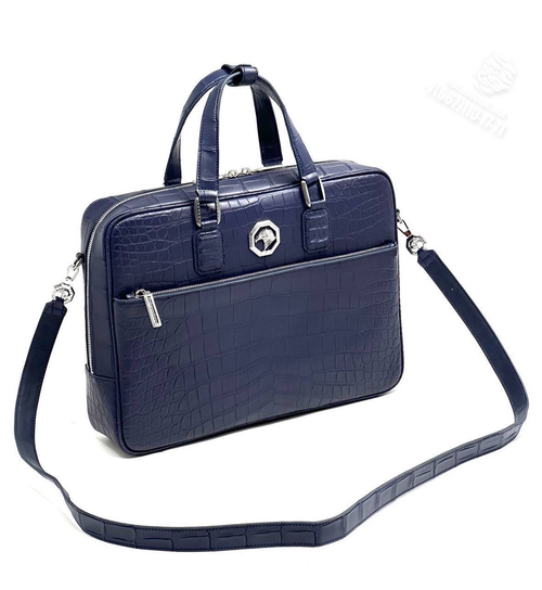 Портфель Stefano Ricci из кожи крокодила