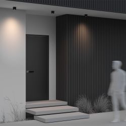 Уличный потолочный светодиодный светильник Maytoni   O498CL-L15B3K