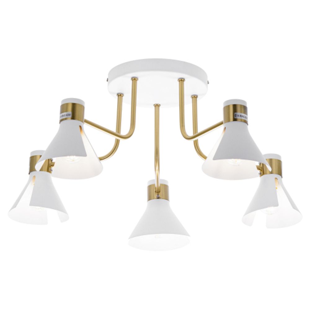 Люстра Rivoli Maira 7054-735 5 х Е14 40 Вт | Rivoli