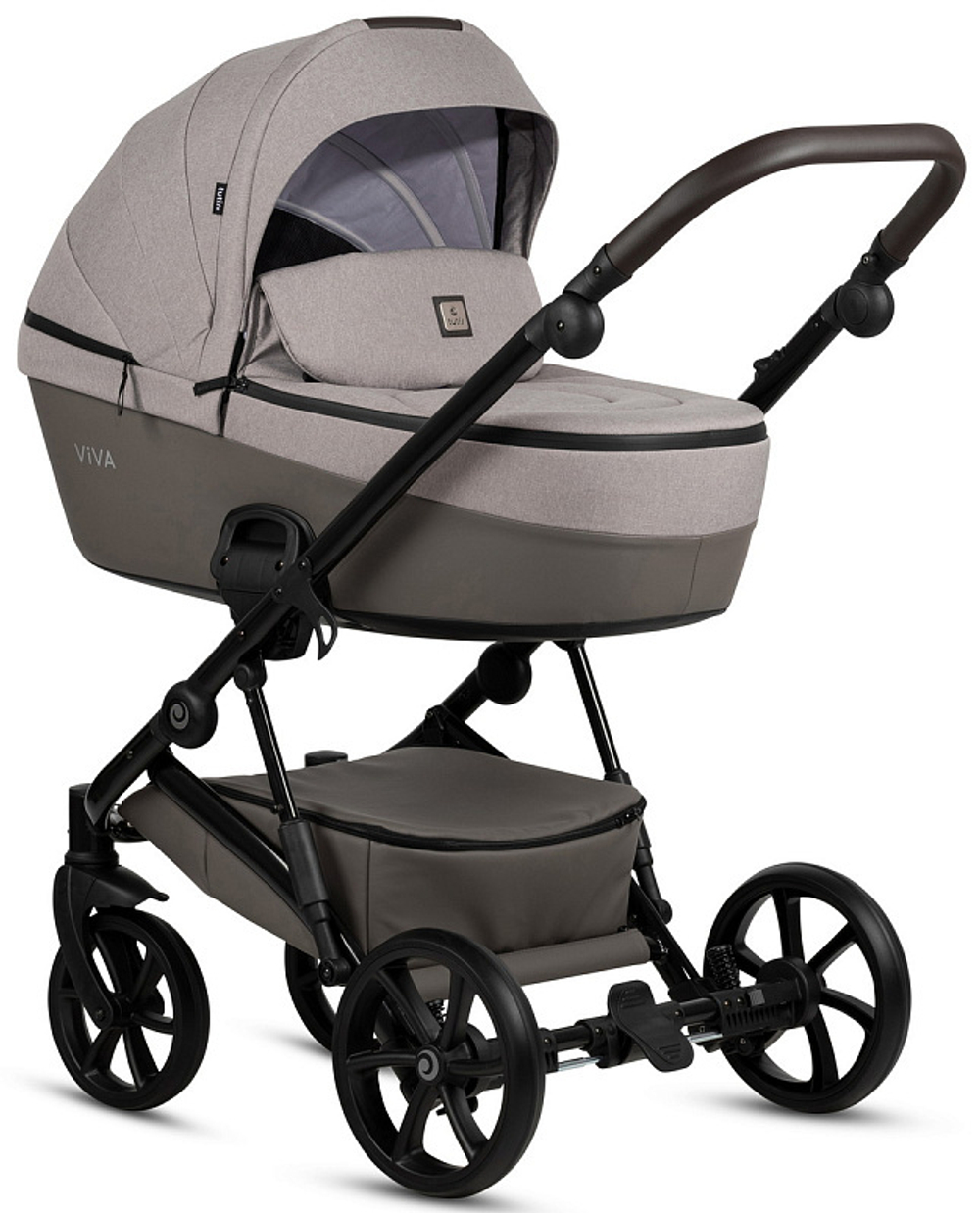 Детская коляска Tutis Viva 5 Plus Essential 2024 3 в 1 1452068 Warm Grey