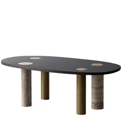 Стол овальный 9712, 220х100 см