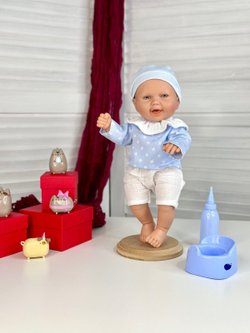 Пупс BERJUAN виниловый 30см Baby Pipi (515)