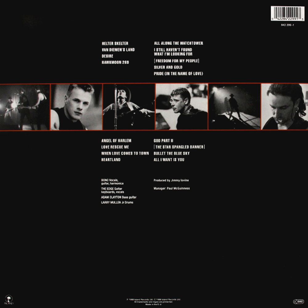 U2 / Rattle And Hum (2LP)