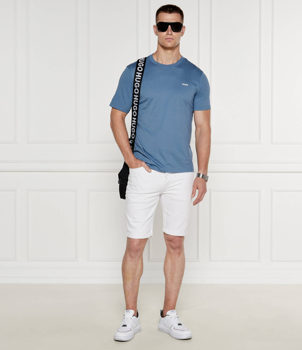 Футболка HUGO - голубой(50466158)