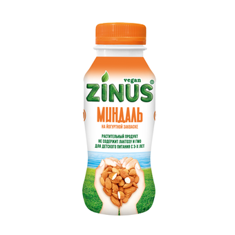 Питьевой йогурт миндаль Zinus, 250 г