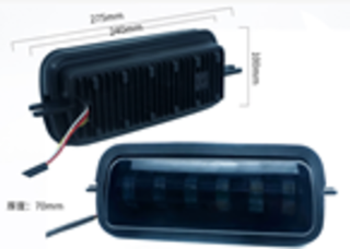 Надфарники LED 2121 Нива  60W (W+Y) 6линз 3режима (пара) (противотуманный+DRL+поворотник) GQ240